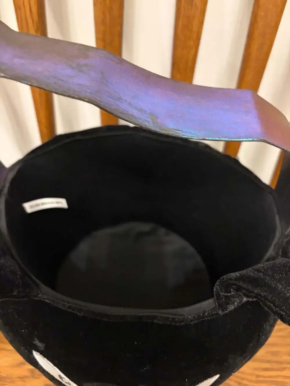 Black Cat Halloween Trick-or-Treat Bucket